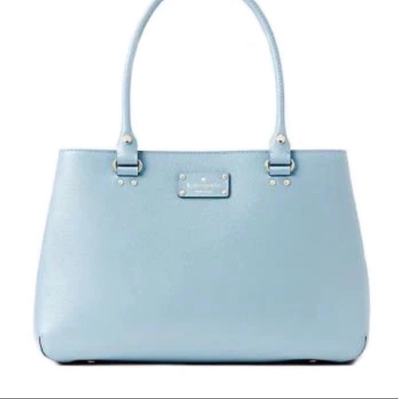 kate spade Handbags - Authentic Kate Spade New York | Wellesley Elena Shoulder Bag | Blue Dawn | EUC